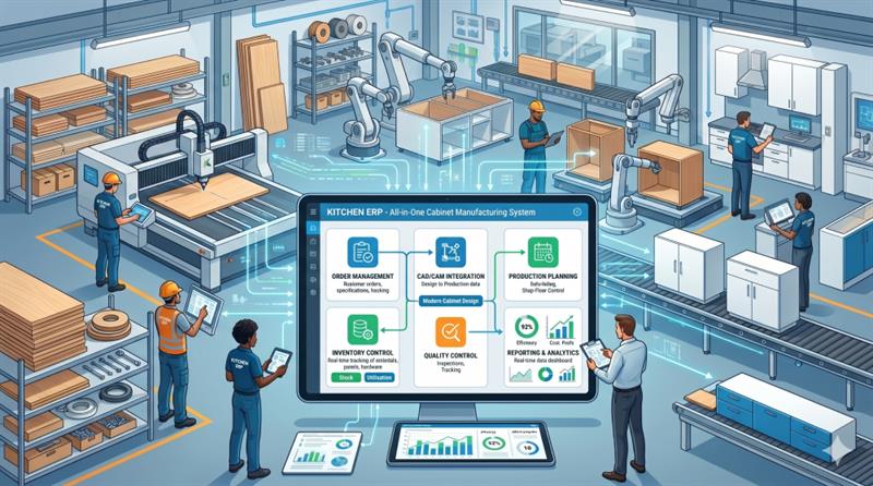 Why Modern Cabinet Manufacturers Need an All-in-One ERP System